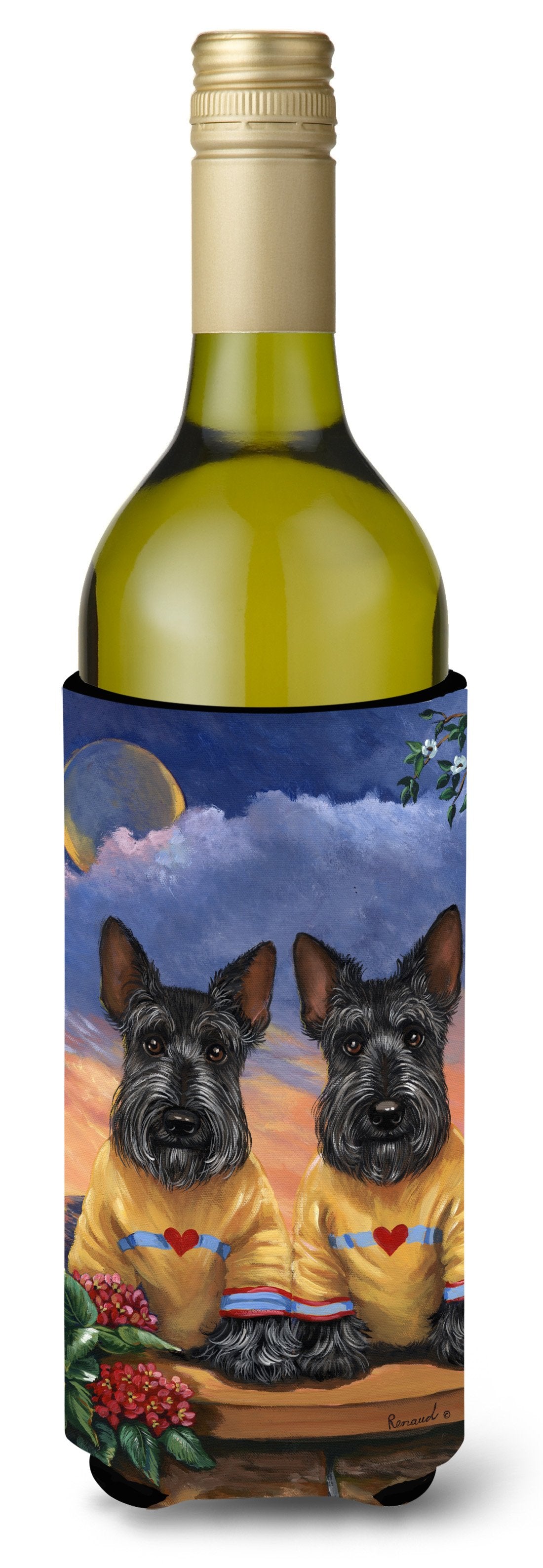 Scottie Soulmates Wine Bottle Hugger PPP3182LITERK by Caroline's Treasures