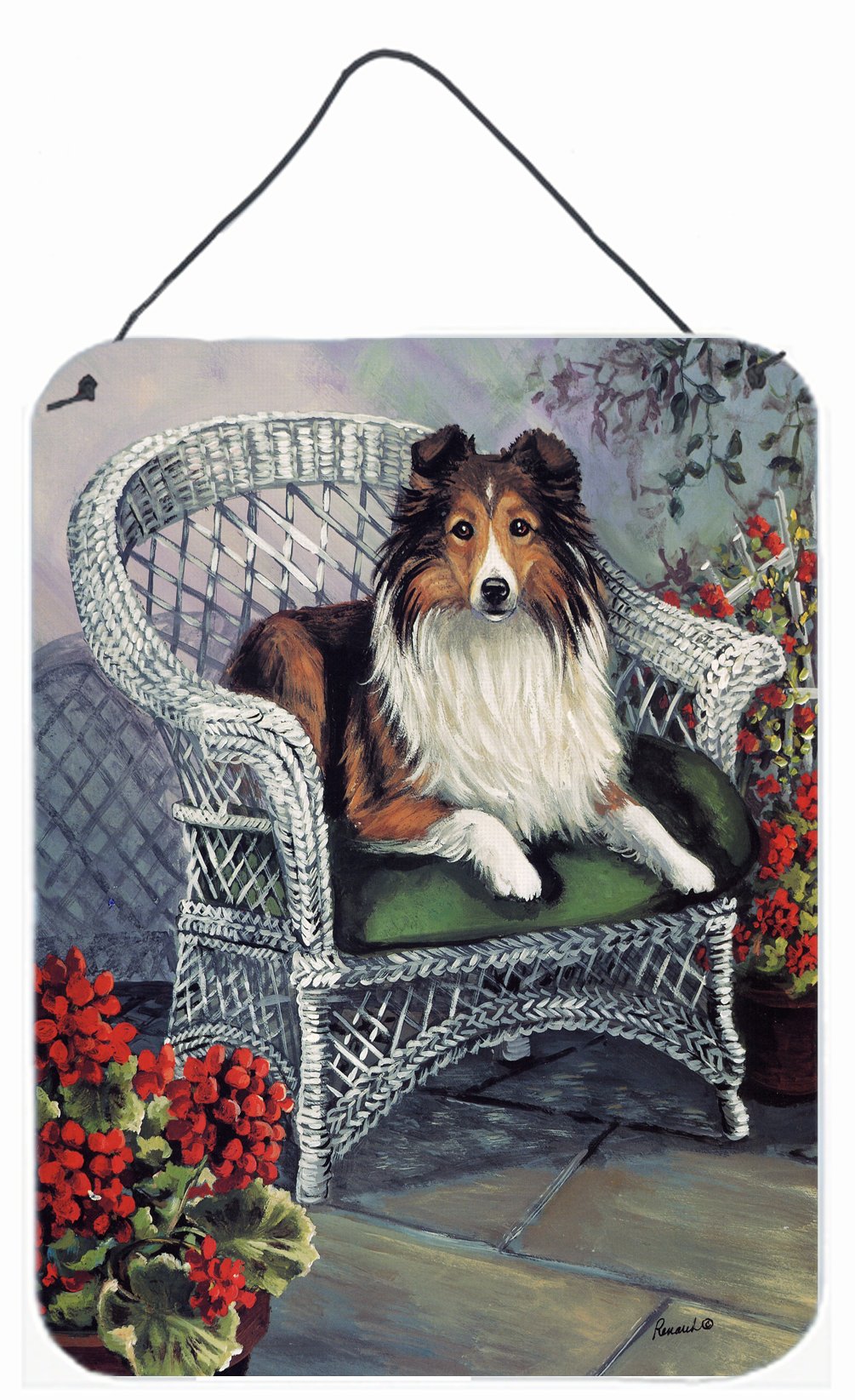 Buy this Sheltie Patio Jewel Wall or Door Hanging Prints PPP3187DS1216