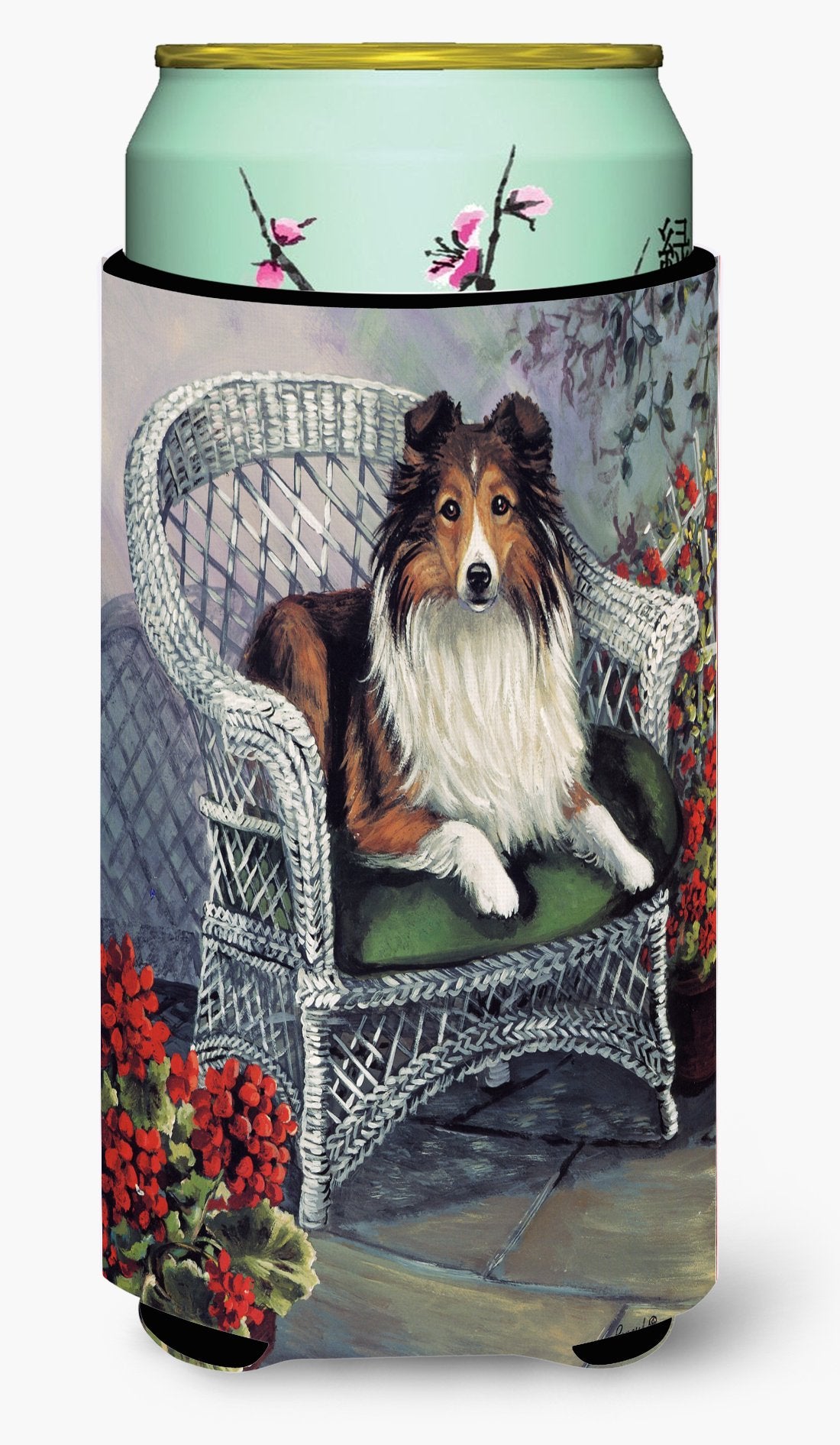 Sheltie Patio Jewel Tall Boy Hugger PPP3187TBC by Caroline&#39;s Treasures