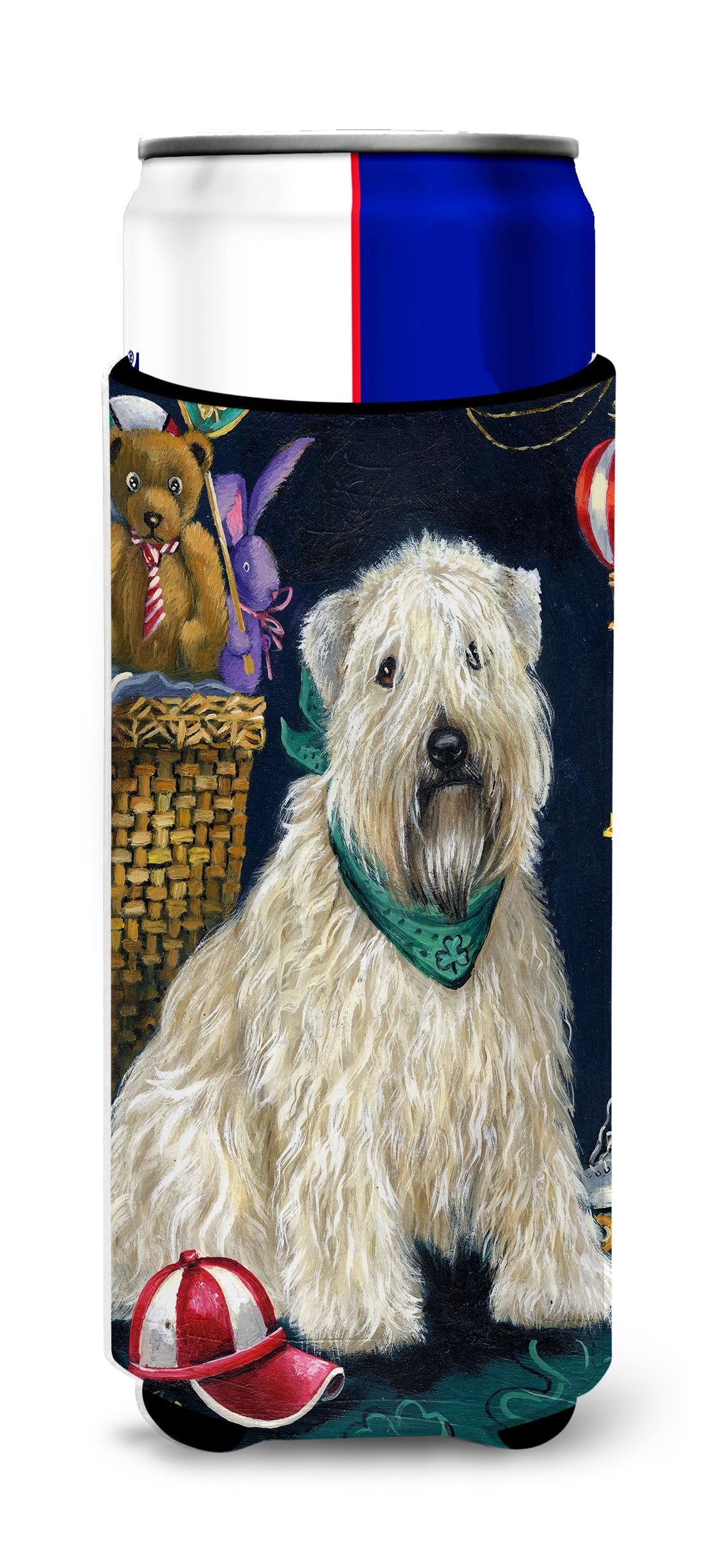 Wheaten Terrier Playroom Ultra Hugger for slim cans PPP3193MUK  the-store.com.