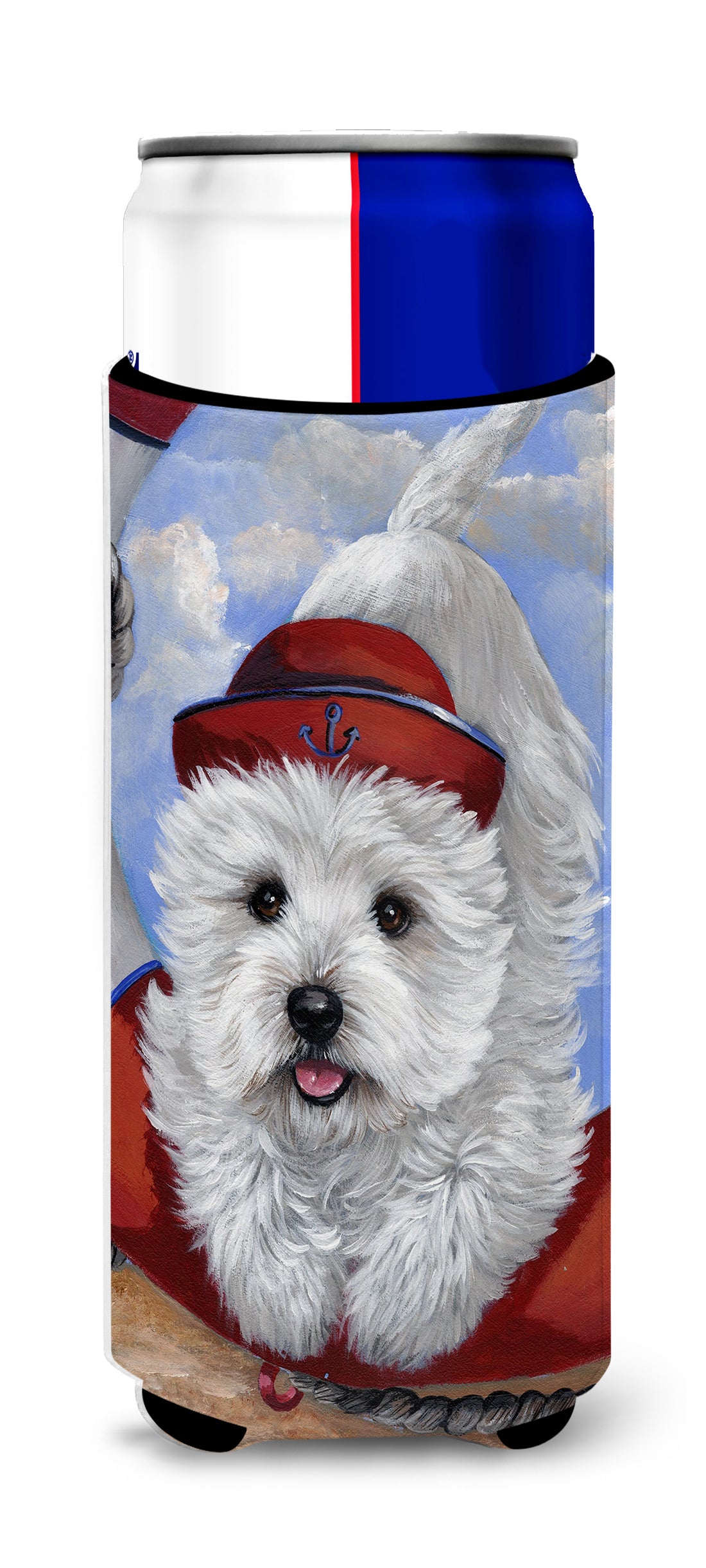 Westie Ahoy Sailor Ultra Hugger for slim cans PPP3197MUK  the-store.com.