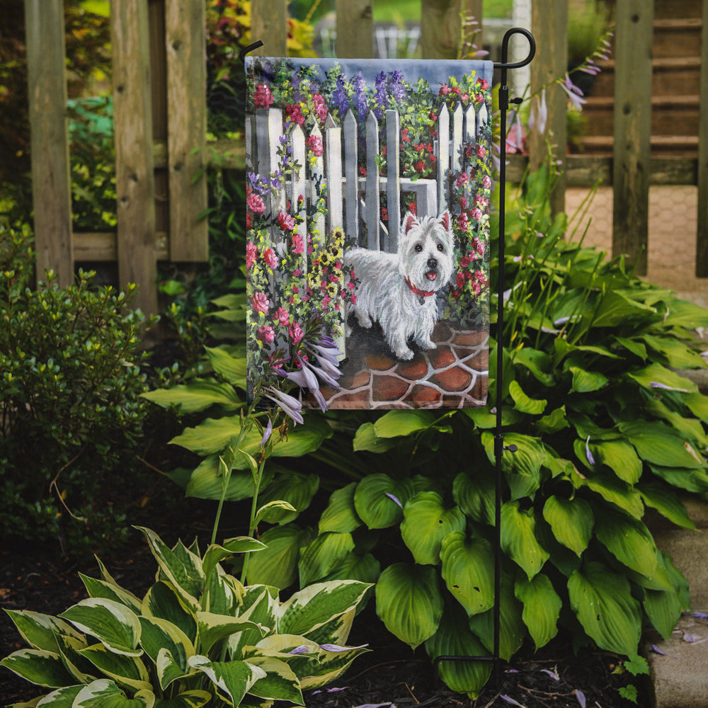 Westie At the Gate Flag Garden Size PPP3199GF  the-store.com.