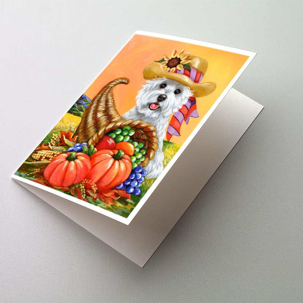 Buy this Westie Autumn Greeting Cards and Envelopes Pack of 8