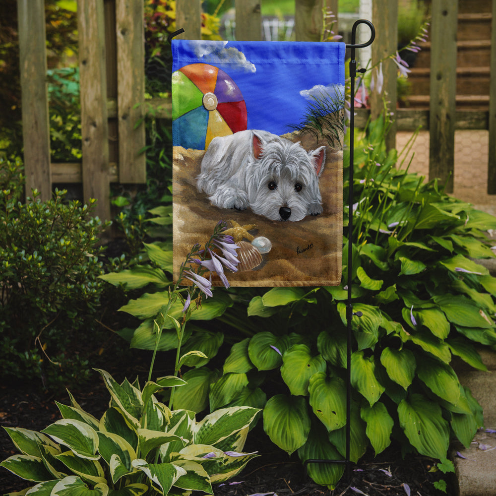 Westie Beach Baby Flag Garden Size PPP3202GF  the-store.com.