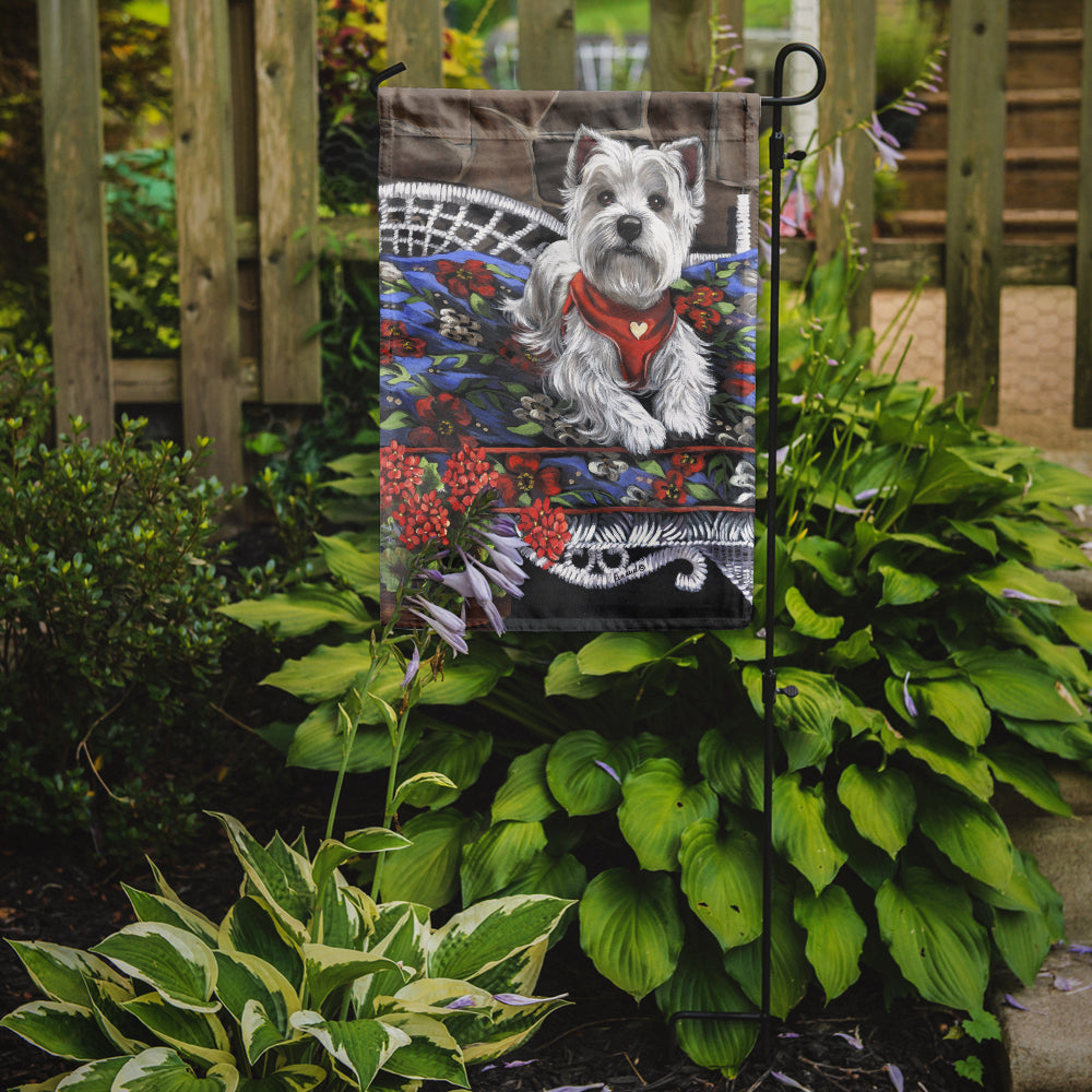 Westie Hannah Mae Flag Garden Size PPP3206GF  the-store.com.