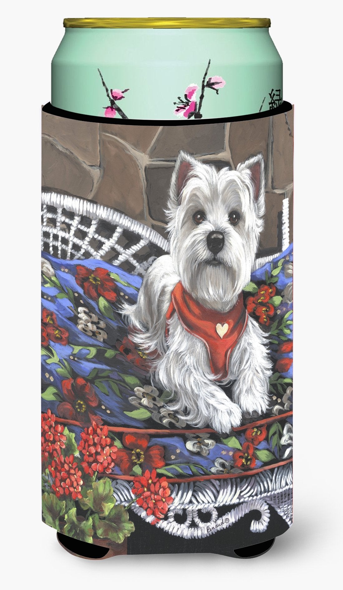 Westie Hannah Mae Tall Boy Hugger PPP3206TBC by Caroline&#39;s Treasures