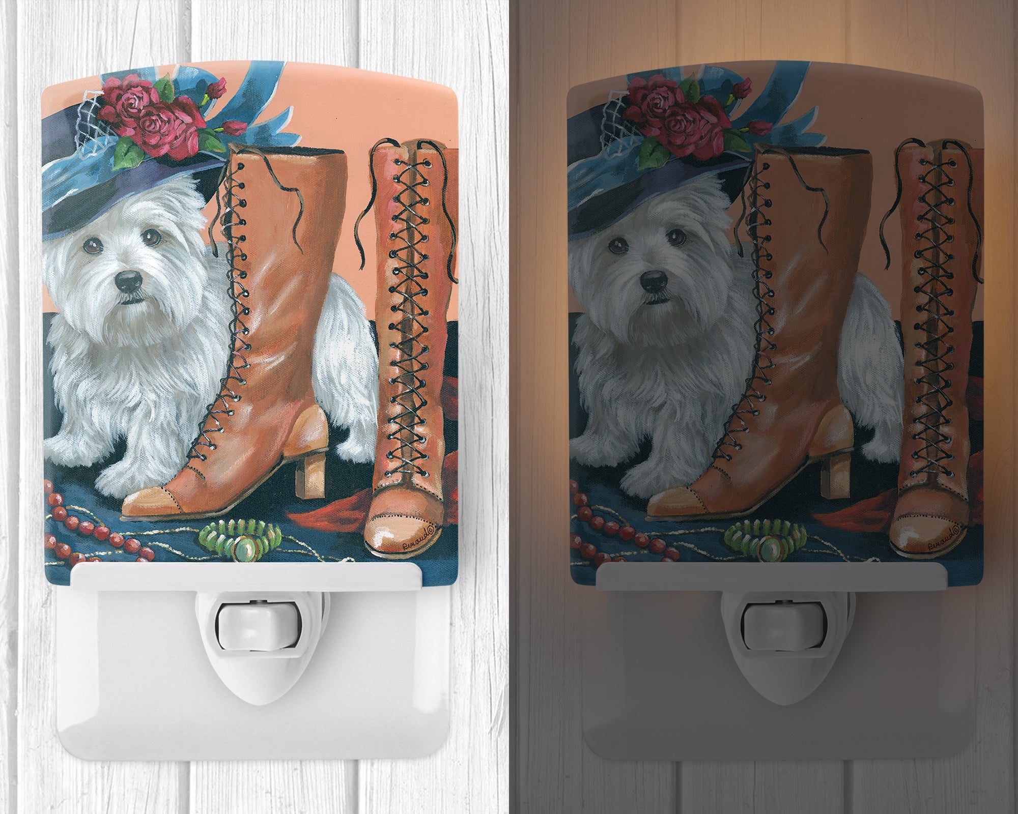 Westie in Mom's Closet Ceramic Night Light PPP3211CNL - the-store.com