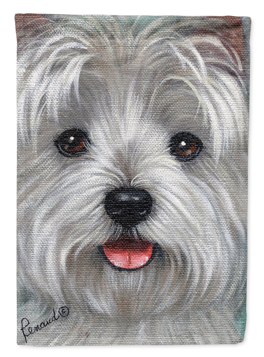 Westie Kissable Face Flag Garden Size PPP3212GF  the-store.com.