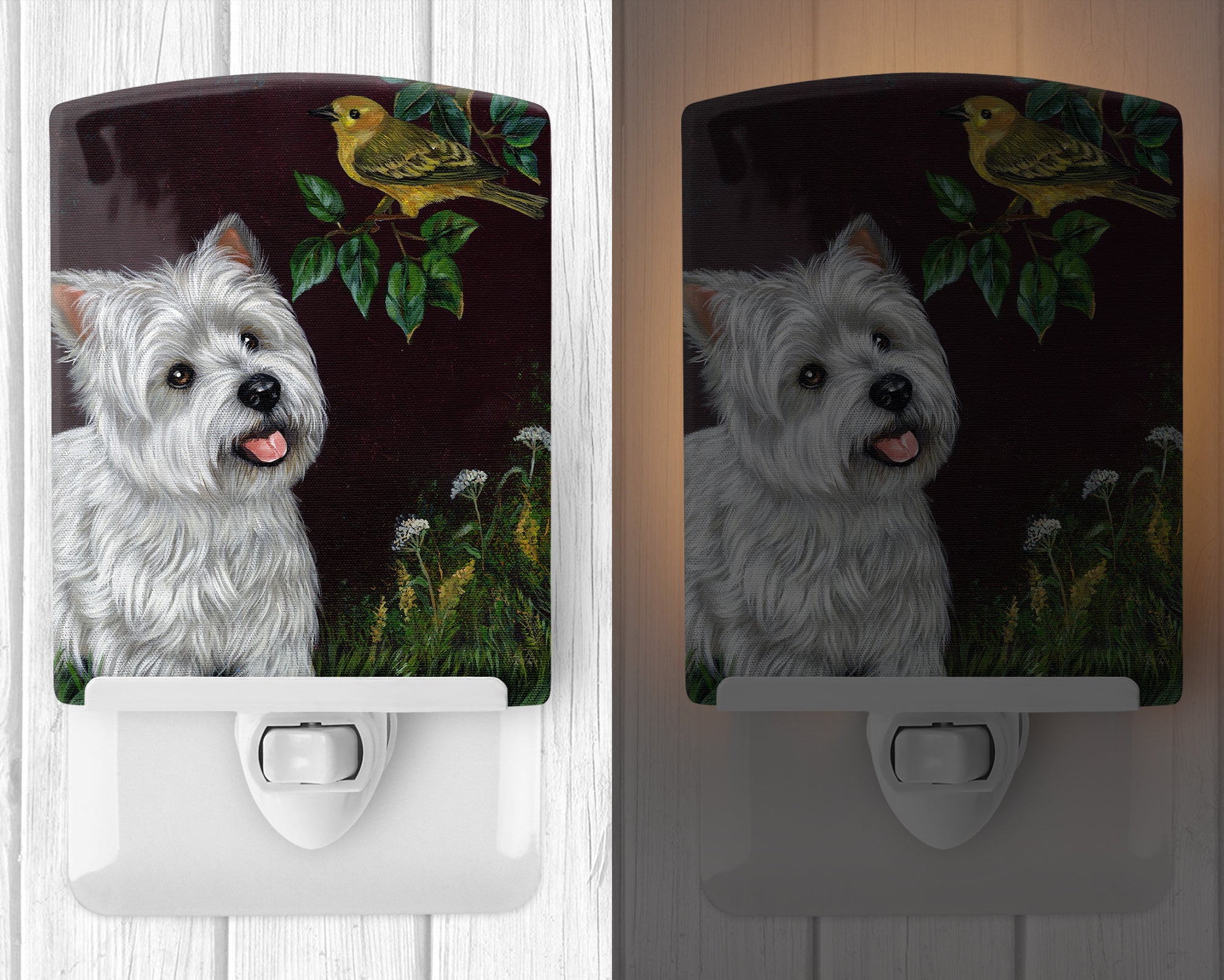 Westie Nature Ceramic Night Light PPP3219CNL - the-store.com