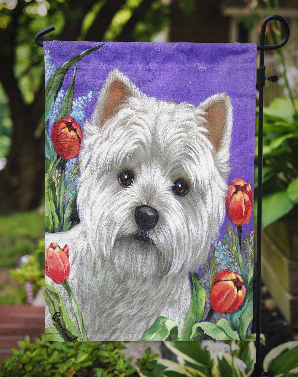 Westie Paradise Flag Garden Size PPP3220GF  the-store.com.