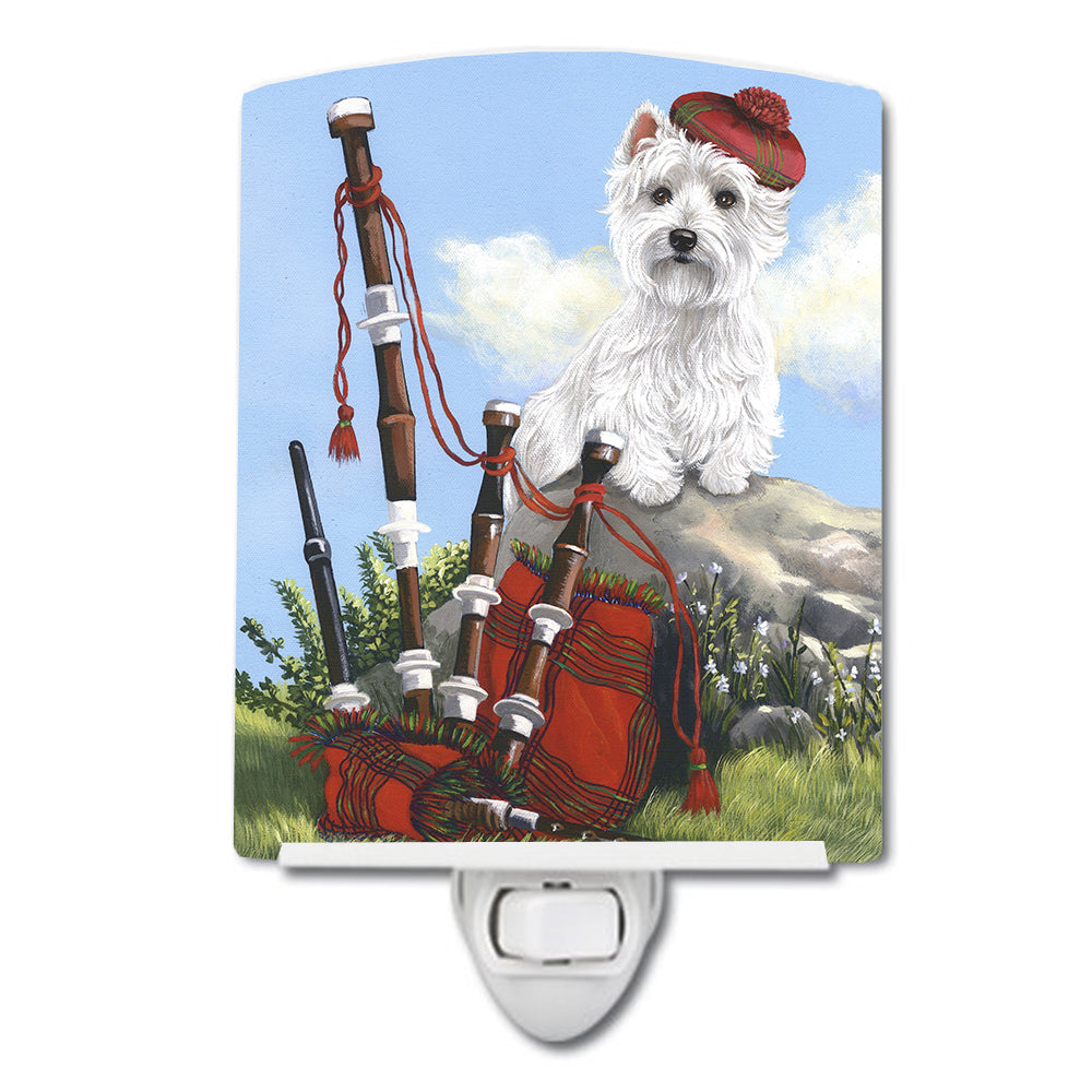 Westie Piper Ceramic Night Light PPP3222CNL - the-store.com