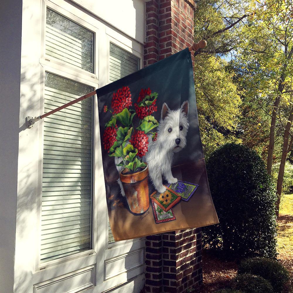 Westie Seedlings Flag Canvas House Size PPP3231CHF  the-store.com.