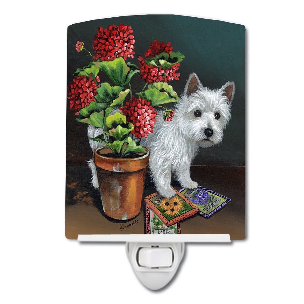 Westie Seedlings Ceramic Night Light PPP3231CNL - the-store.com