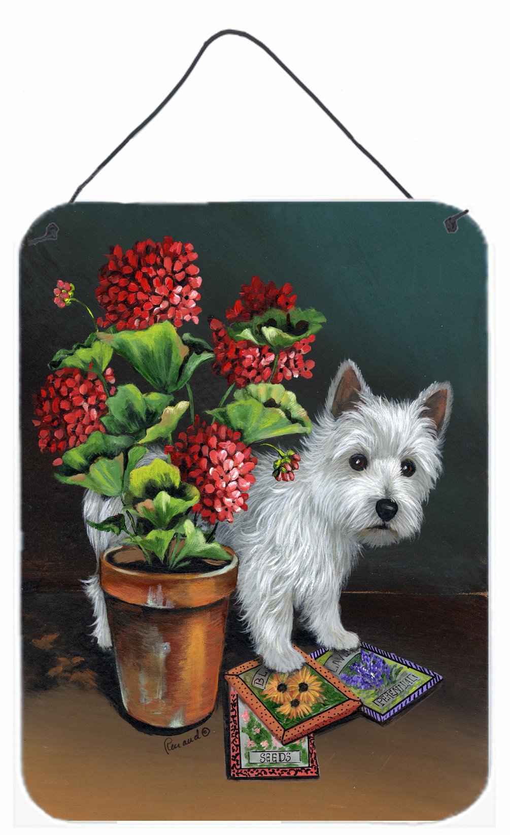 Buy this Westie Seedlings Wall or Door Hanging Prints PPP3231DS1216