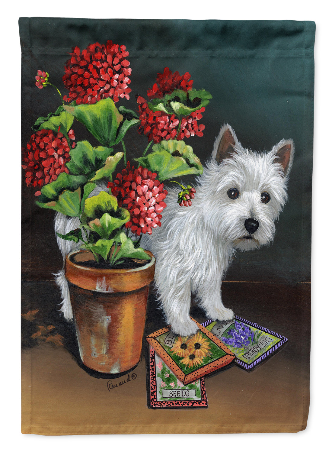 Westie Seedlings Flag Garden Size PPP3231GF  the-store.com.