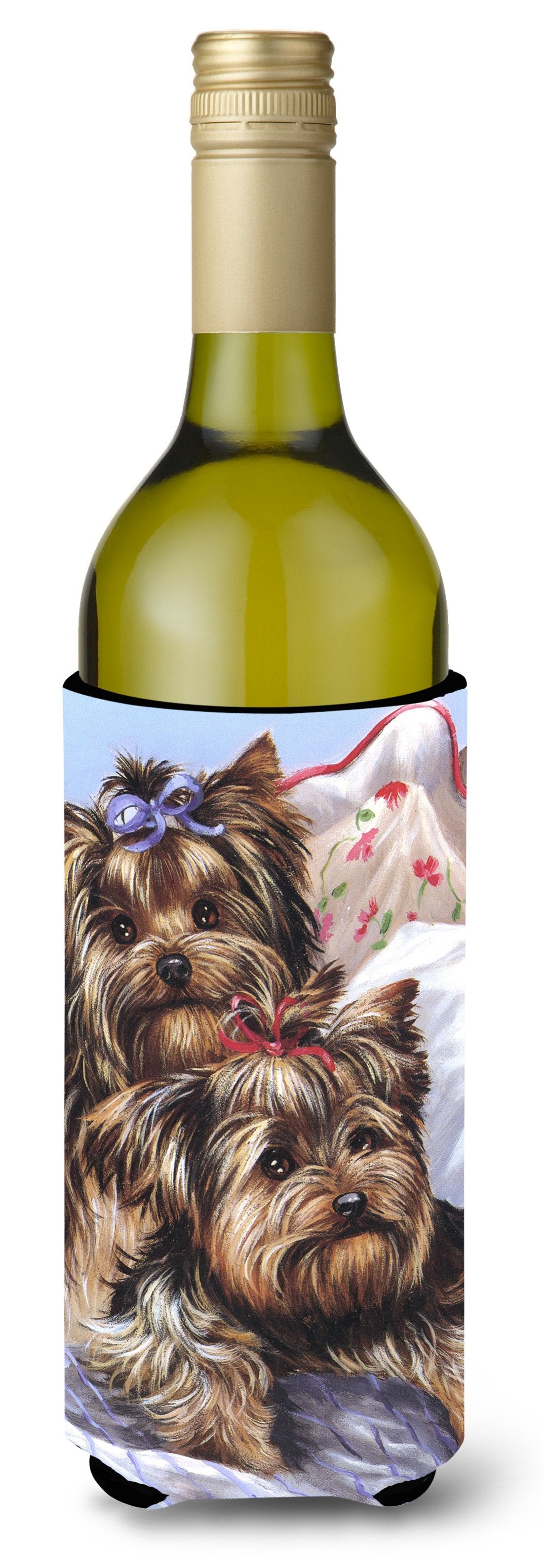 Yorkie Bed Bugs Wine Bottle Hugger PPP3240LITERK by Caroline's Treasures