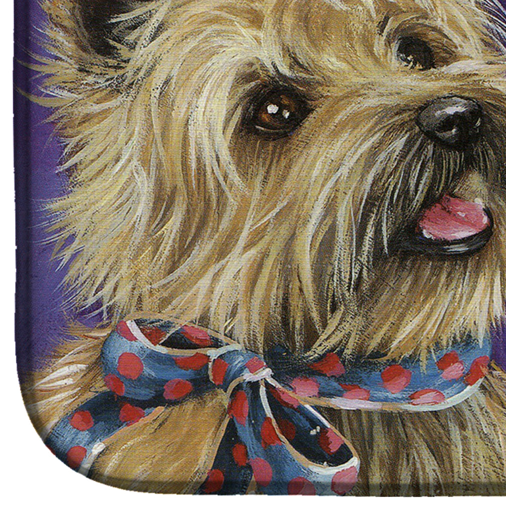 Cairn Terrier Gone Fishing Dish Drying Mat PPP3252DDM  the-store.com.