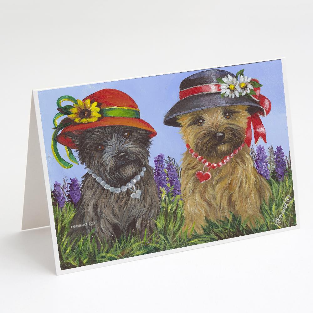 Buy this Cairn Terrier Sisters Greeting Cards and Envelopes Pack of 8