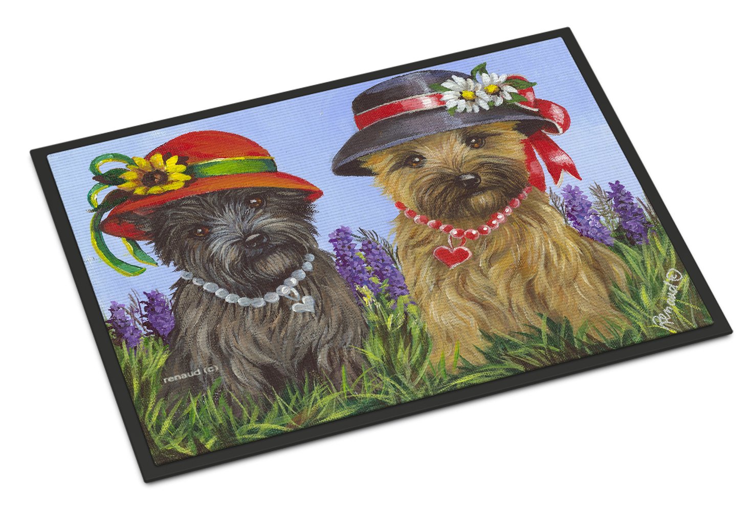 Cairn Terrier Sisters Indoor or Outdoor Mat 24x36 PPP3254JMAT by Caroline's Treasures