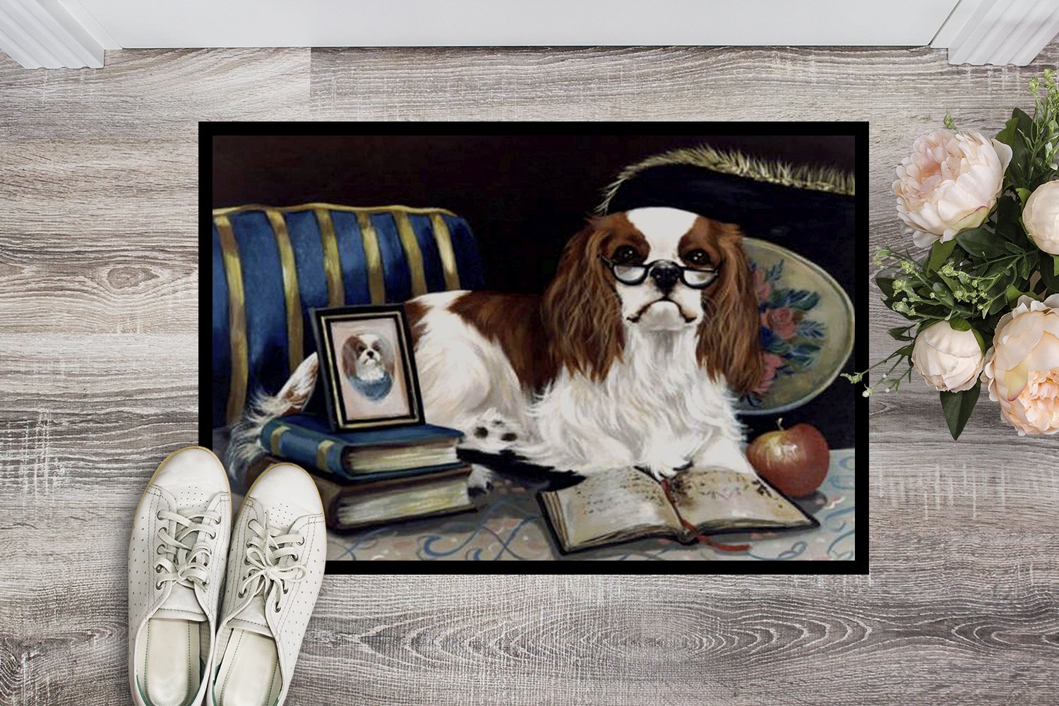 Cavalier Spaniel Perfect Student Indoor or Outdoor Mat 24x36 PPP3255JMAT by Caroline's Treasures