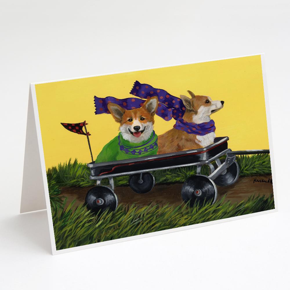 Buy this Corgi Express Greeting Cards and Envelopes Pack of 8