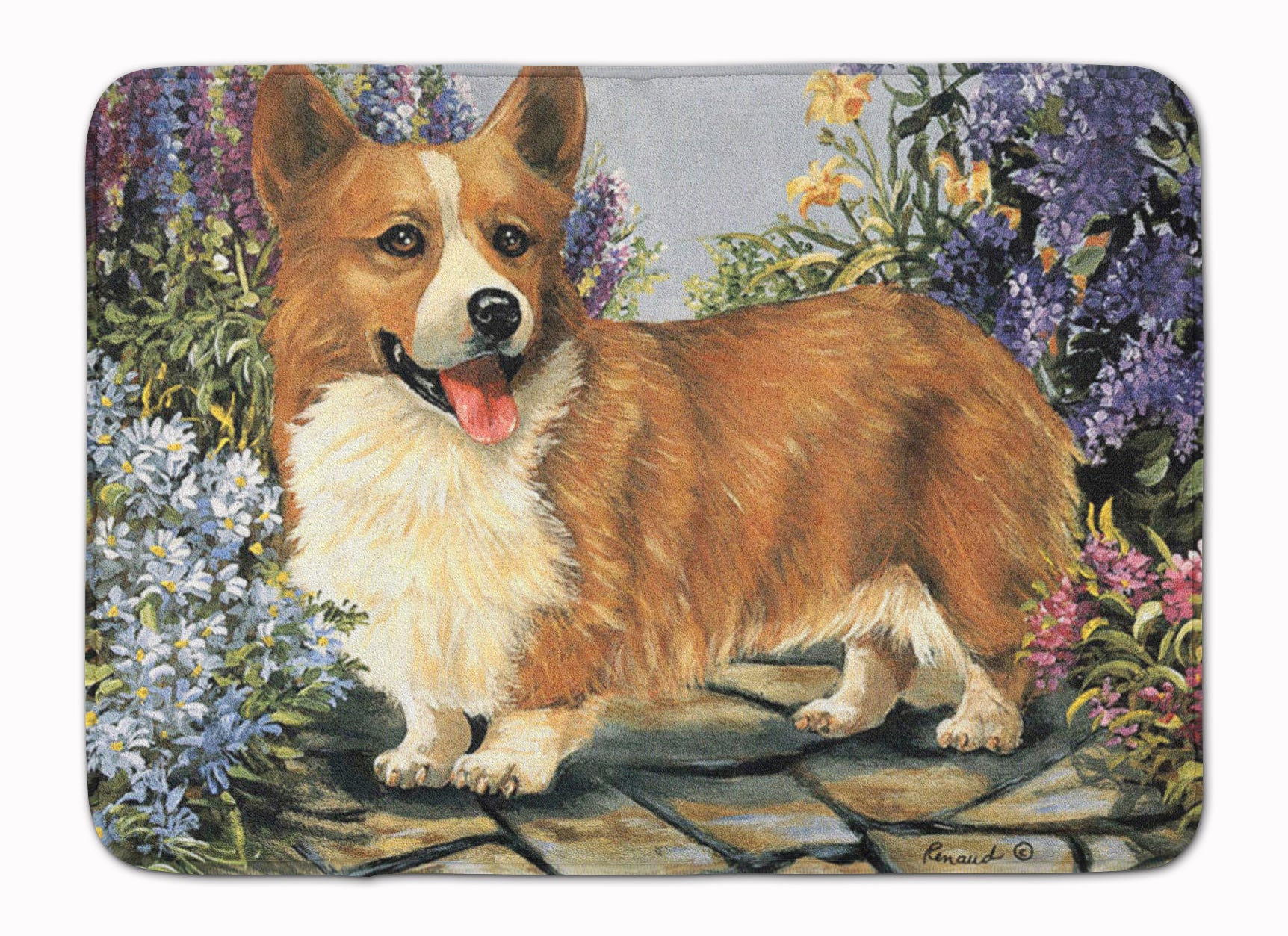 Corgi Garden Georgi Machine Washable Memory Foam Mat PPP3258RUG - the-store.com