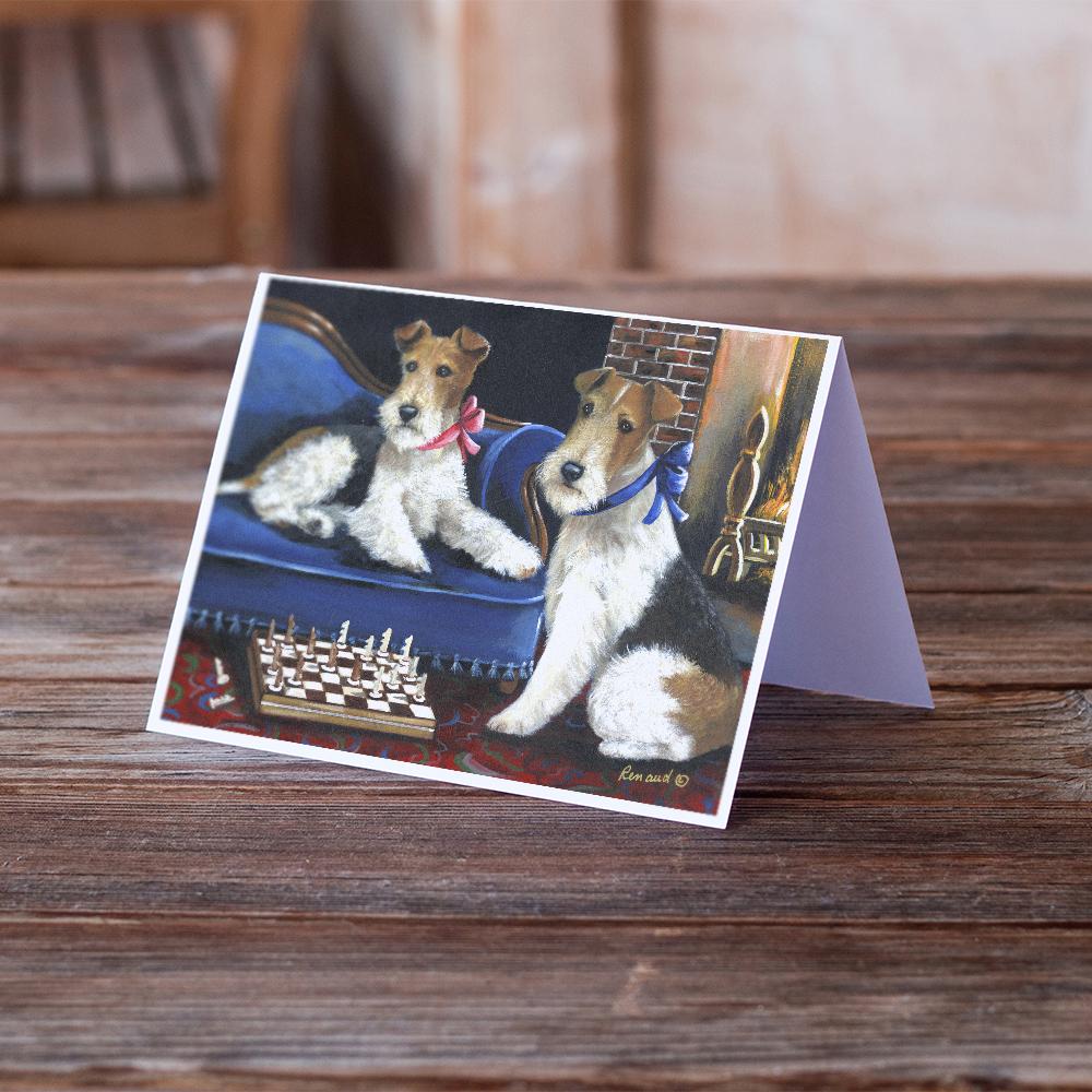 Buy this Fox Terrier Checkmates Greeting Cards and Envelopes Pack of 8