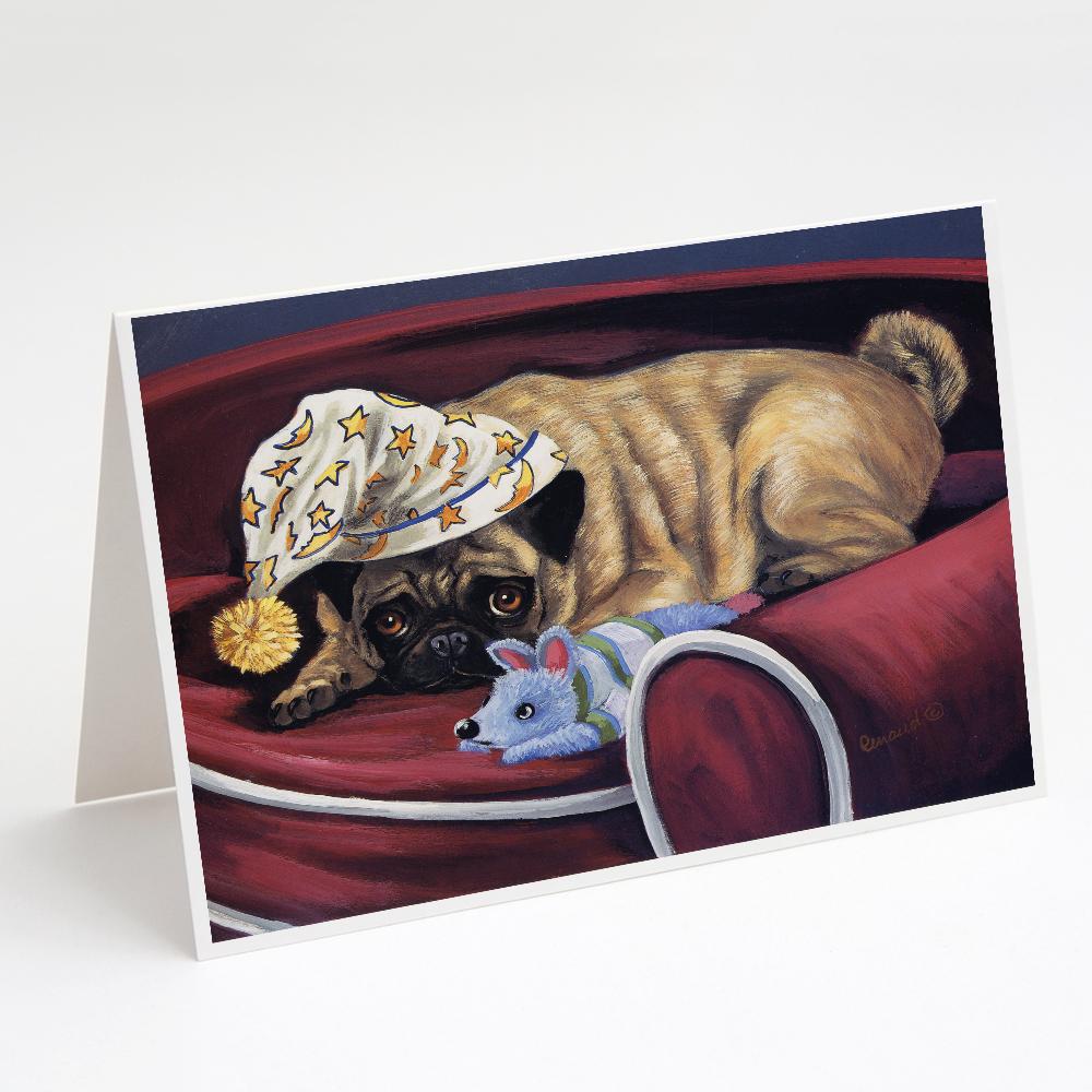 Buy this Pug Goodnight Sweetheart Greeting Cards and Envelopes Pack of 8