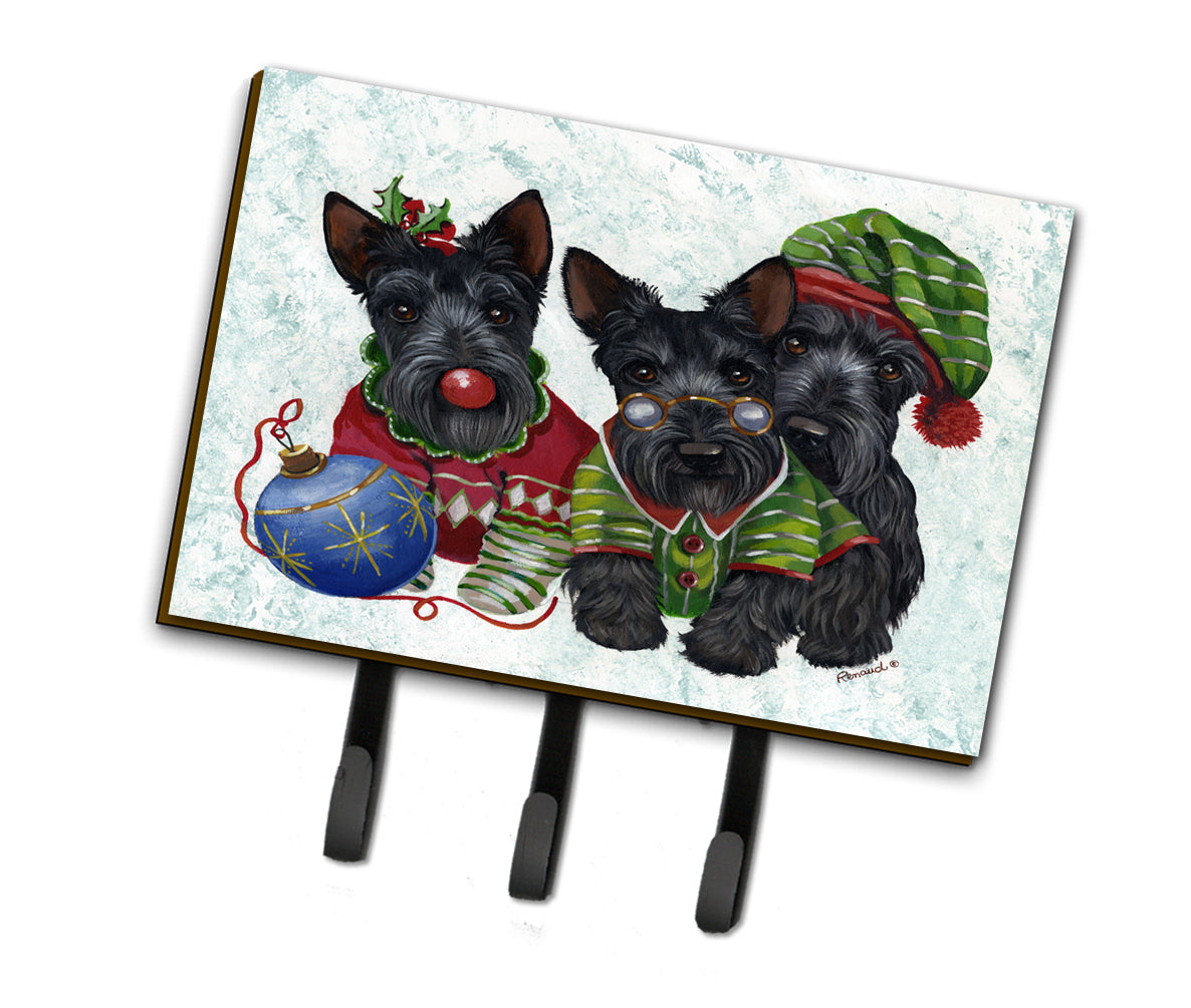 Scottish Terrier Christmas Elves Leash or Key Holder PPP3270TH68  the-store.com.