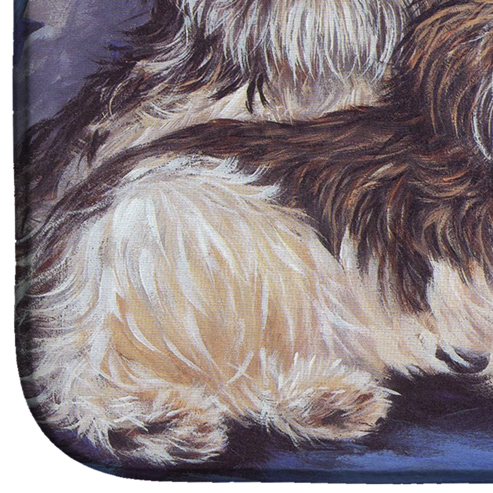 Shih Tzu Americana Sweethearts Dish Drying Mat PPP3273DDM  the-store.com.