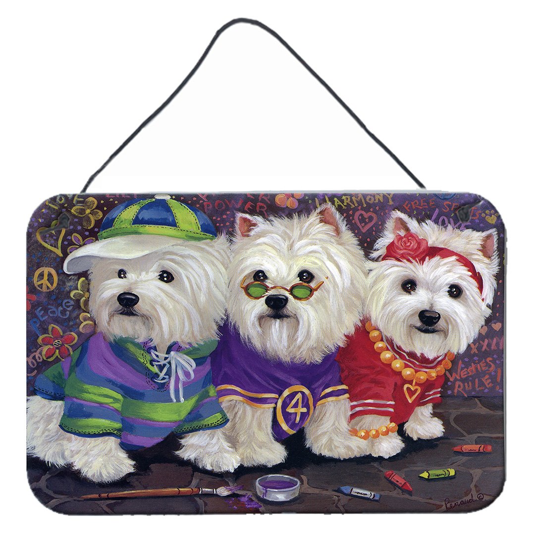 Buy this Westie Free Spirits Wall or Door Hanging Prints PPP3280DS812