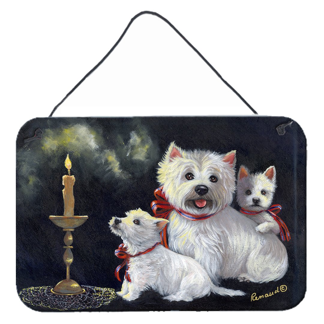 Buy this Westie Westie's Aglow Wall or Door Hanging Prints PPP3288DS812