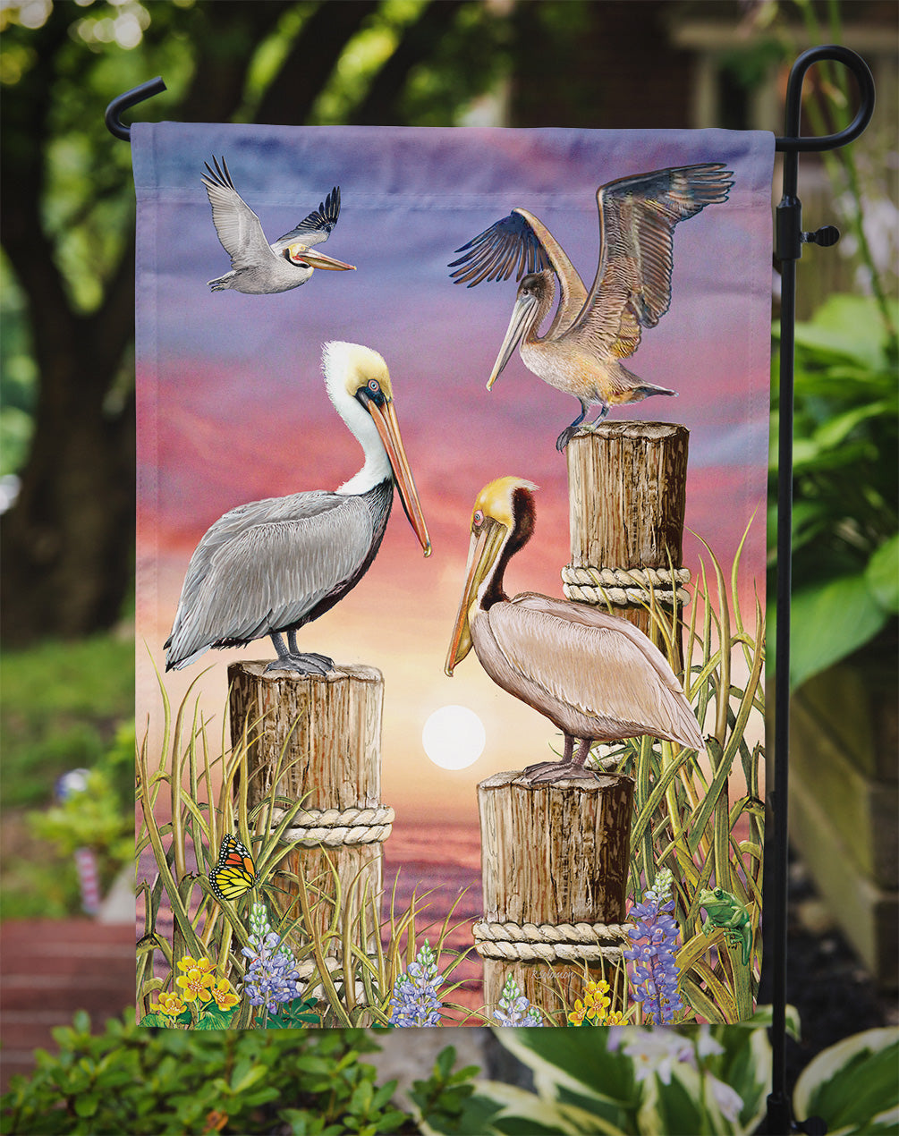 Pelicans Flag Garden Size PRS4007GF  the-store.com.