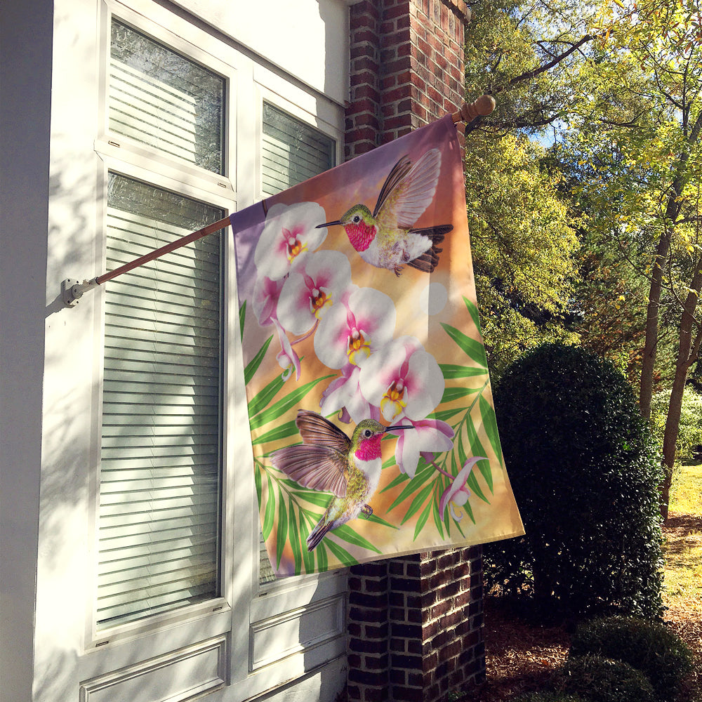 Anna's Hummingbirds Phalaenopsis Flag Canvas House Size PRS4023CHF  the-store.com.