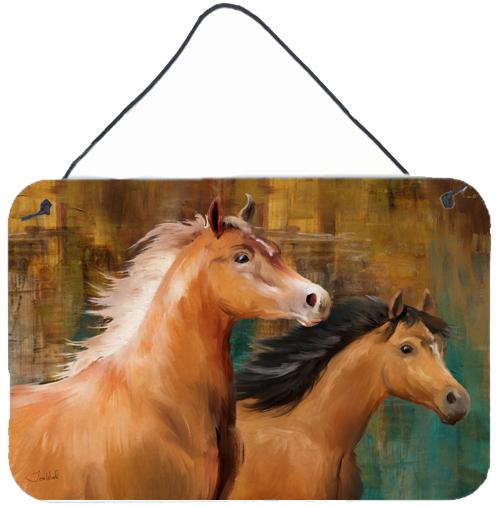 Horse Duo Wall or Door Hanging Prints PTW2021DS812 by Caroline&#39;s Treasures