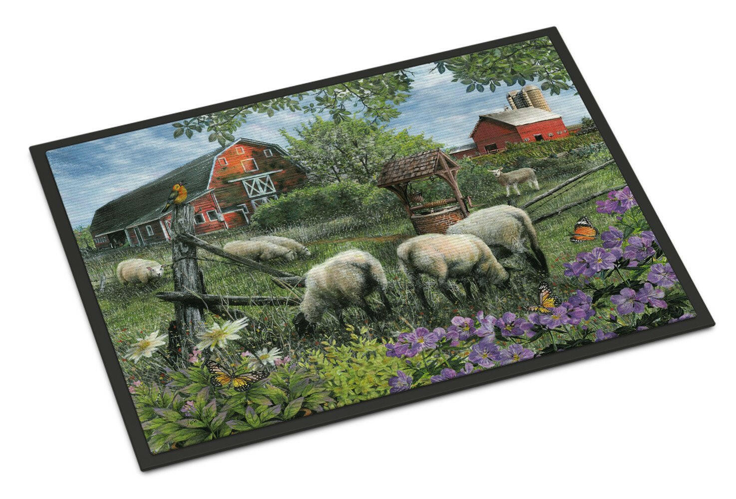 Pleasant Valley Sheep Farm Indoor or Outdoor Mat 24x36 PTW2026JMAT - the-store.com