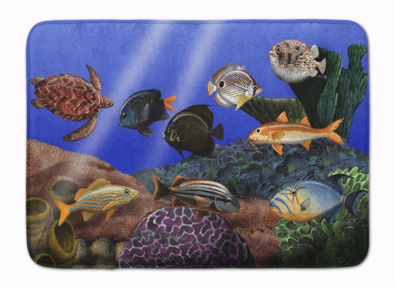 Undersea Fantasy 1 Machine Washable Memory Foam Mat PTW2028RUG - the-store.com