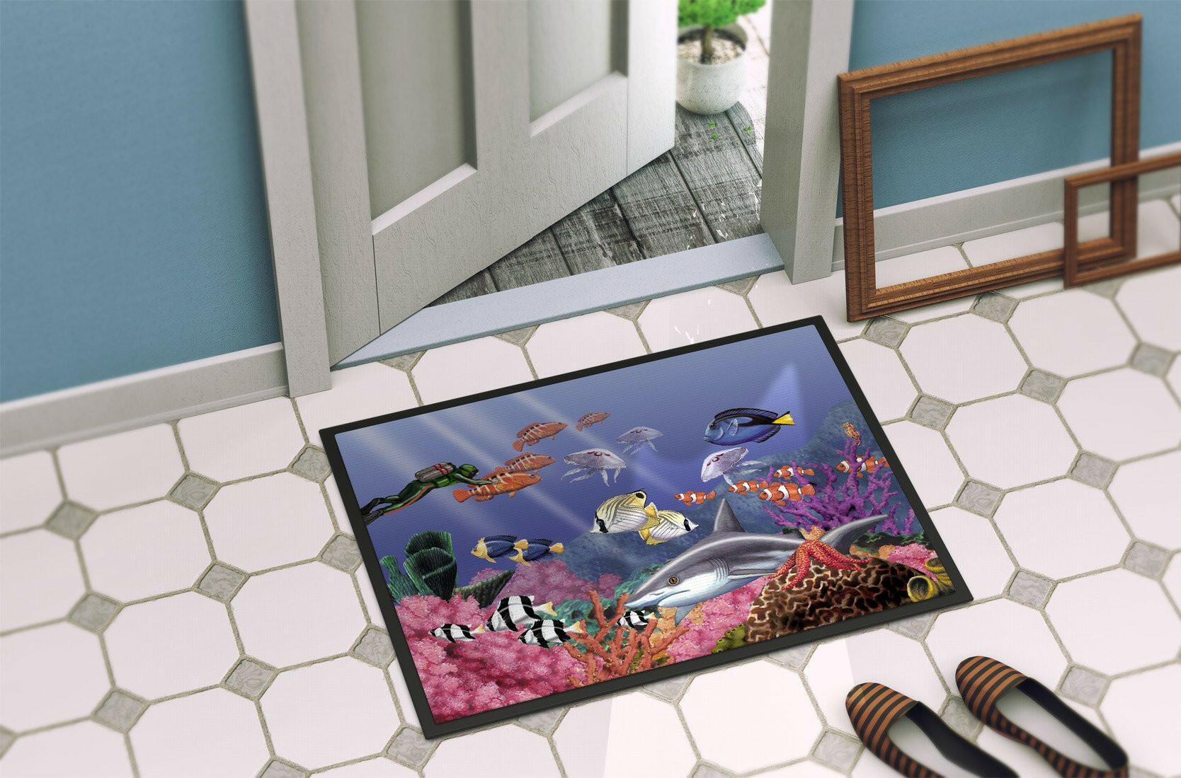 Undersea Fantasy 5 Indoor or Outdoor Mat 24x36 PTW2030JMAT - the-store.com