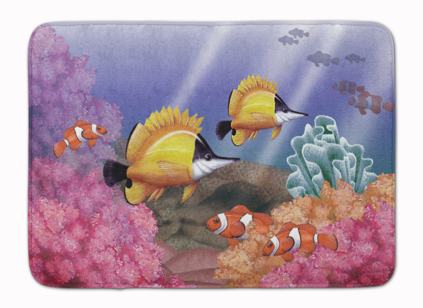 Undersea Fantasy 6 Machine Washable Memory Foam Mat PTW2031RUG - the-store.com