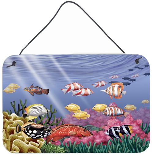 Undersea Fantasy 7 Wall or Door Hanging Prints PTW2032DS812 by Caroline's Treasures