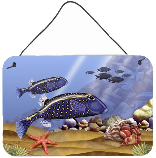 Undersea Fantasy 8 Wall or Door Hanging Prints by Caroline's Treasures