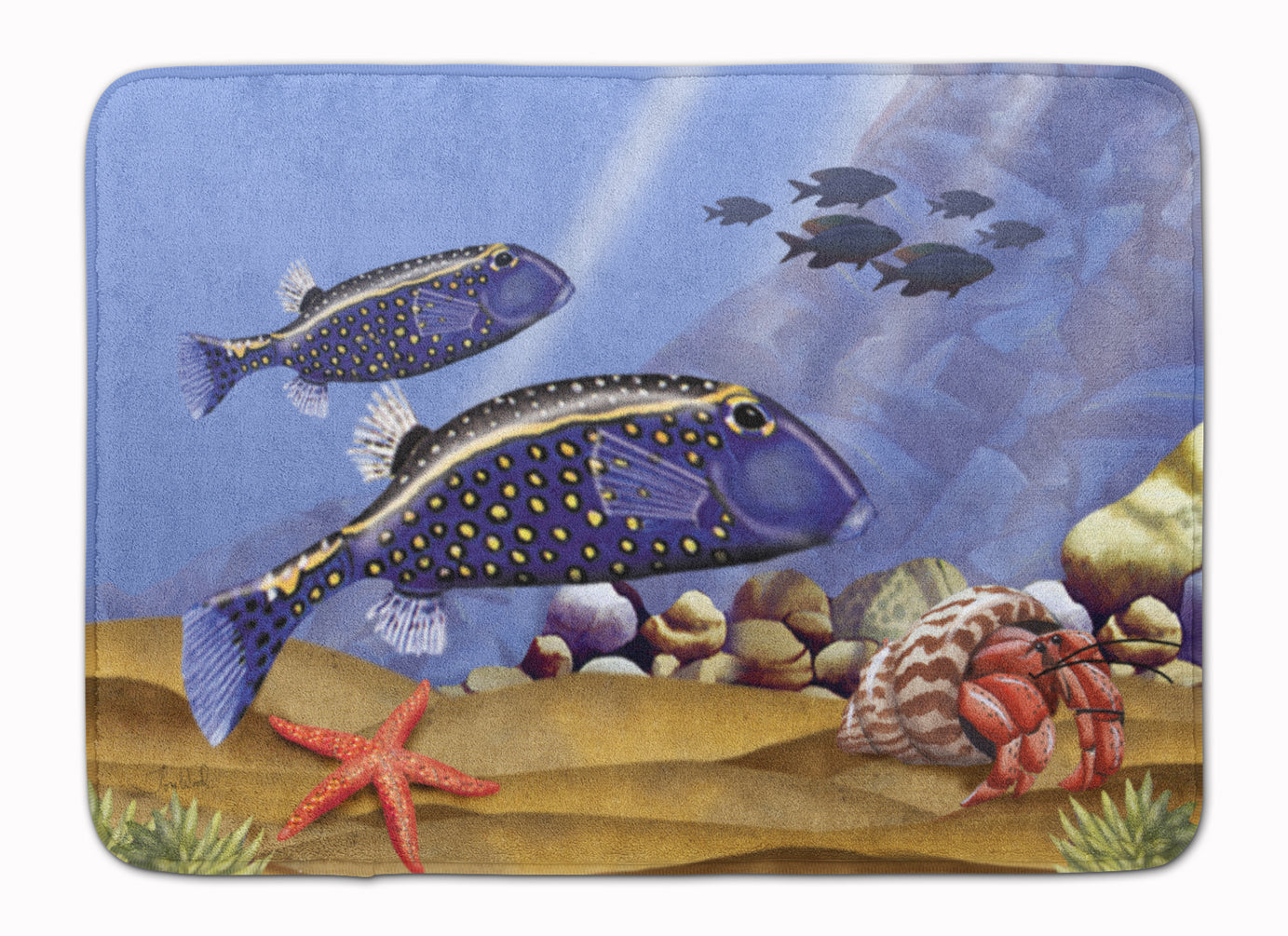 Undersea Fantasy 8 Machine Washable Memory Foam Mat PTW2033RUG - the-store.com