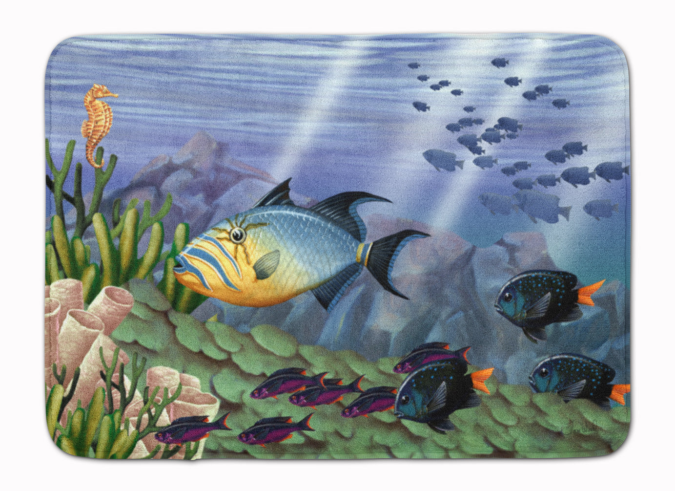 Undersea Fantasy 10 Machine Washable Memory Foam Mat PTW2035RUG - the-store.com