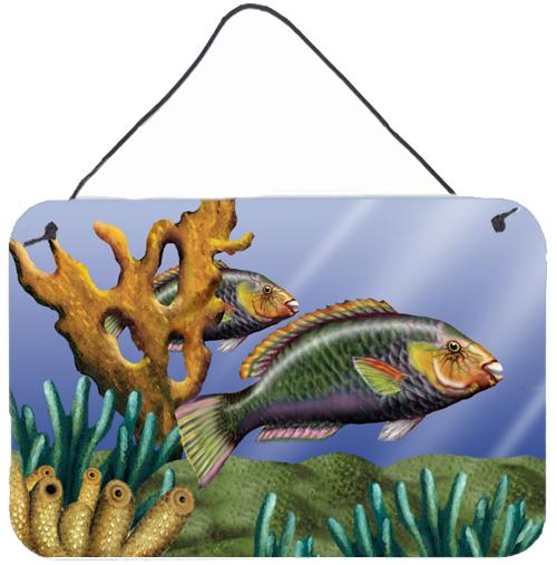 Undersea Fantasy 11 Wall or Door Hanging Prints PTW2036DS812 by Caroline's Treasures