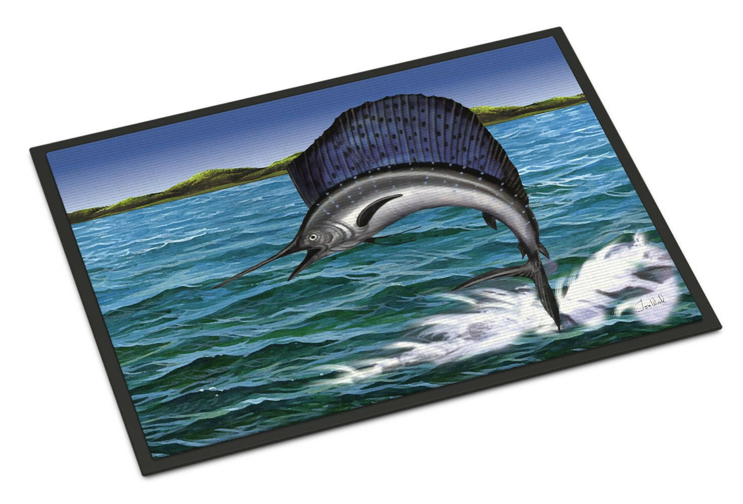 Blue Marlin Indoor or Outdoor Mat 24x36 PTW2037JMAT - the-store.com