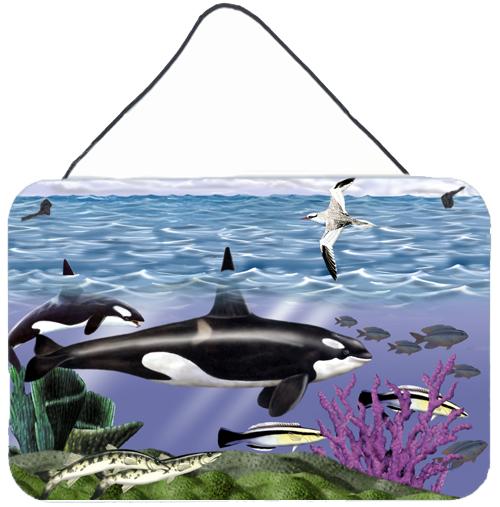 Whale Orcas Wall or Door Hanging Prints by Caroline&#39;s Treasures