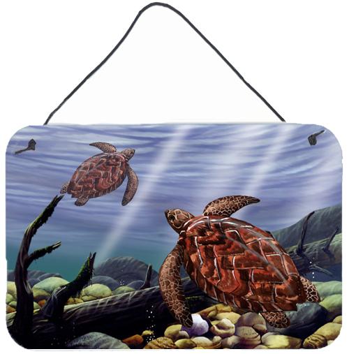 Sea Turtles Wall or Door Hanging Prints PTW2042DS812 by Caroline's Treasures