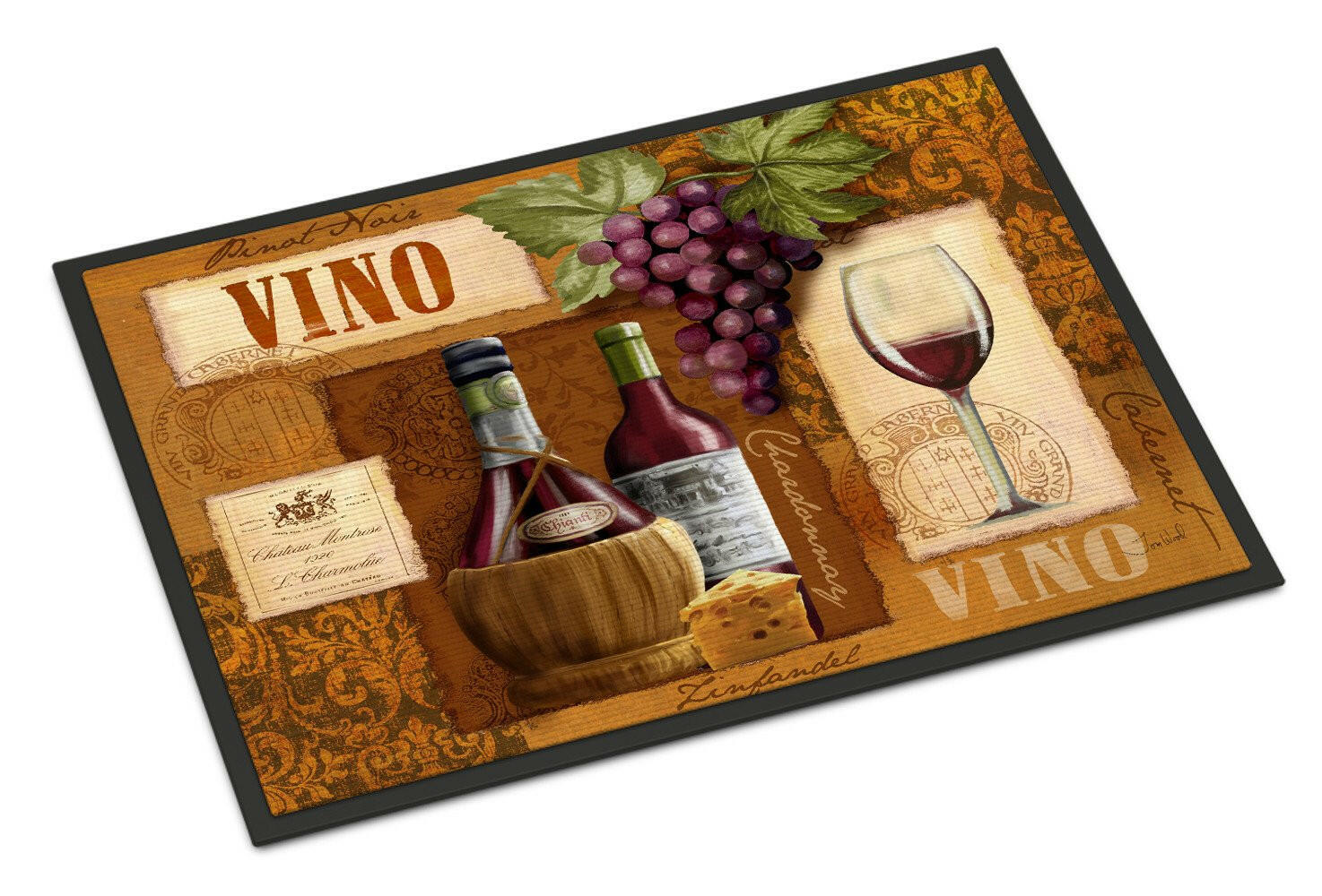 Vino Wine Indoor or Outdoor Mat 18x27 PTW2045MAT - the-store.com