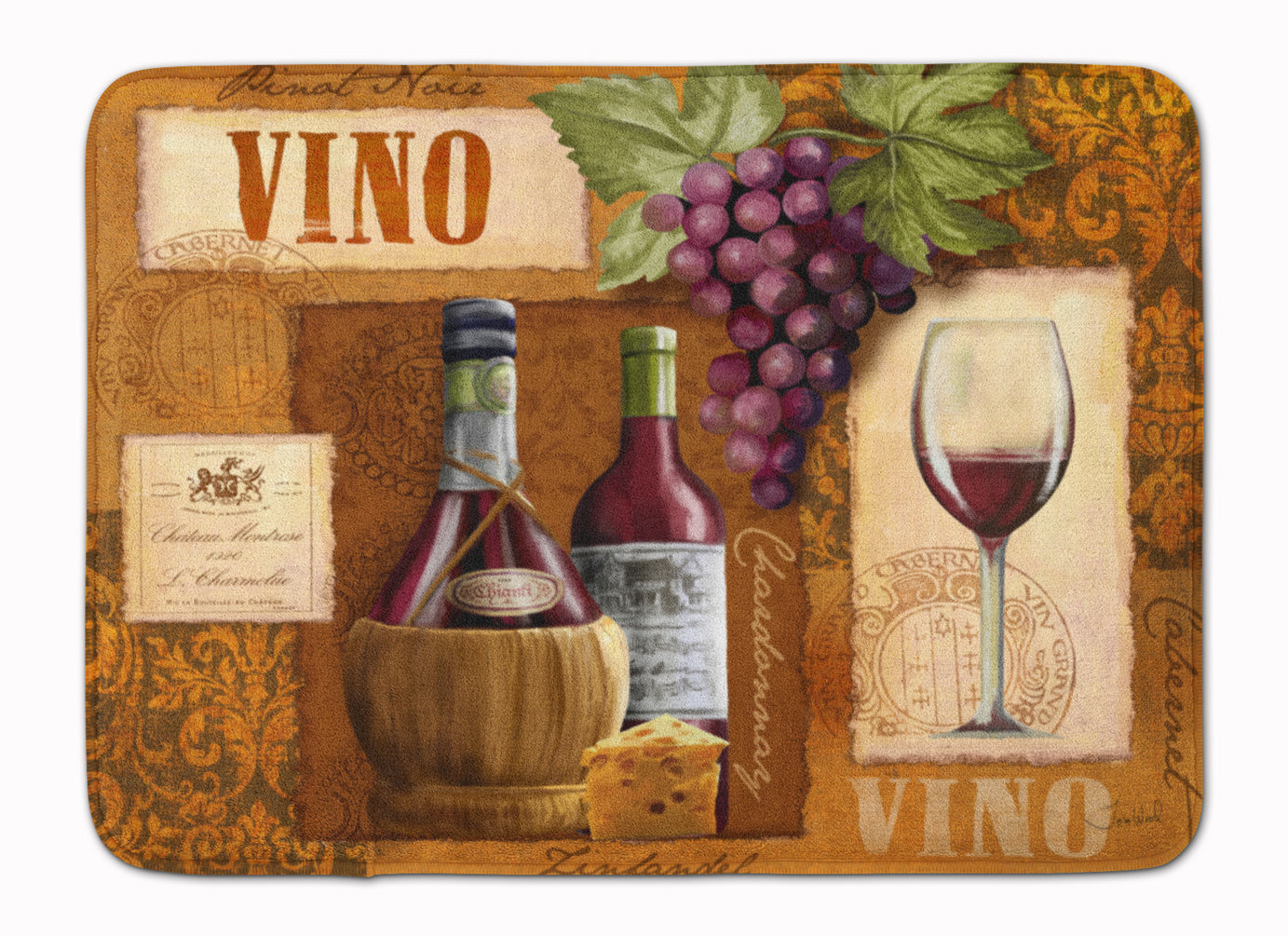 Vino Wine Machine Washable Memory Foam Mat PTW2045RUG - the-store.com