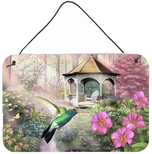 Garden Gazebo Hummingbird Wall or Door Hanging Prints by Caroline's Treasures